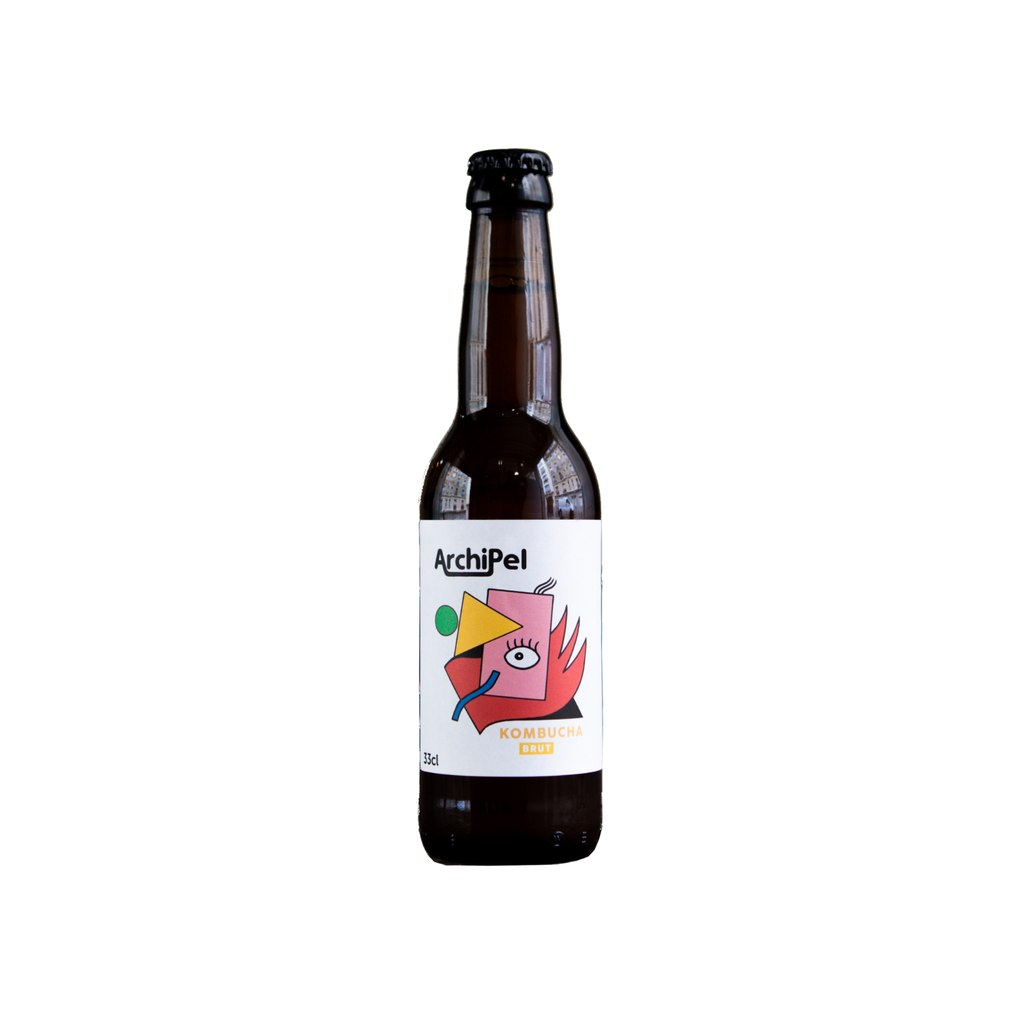 Archipel Kombucha Brut verre - 12 x 33cl
