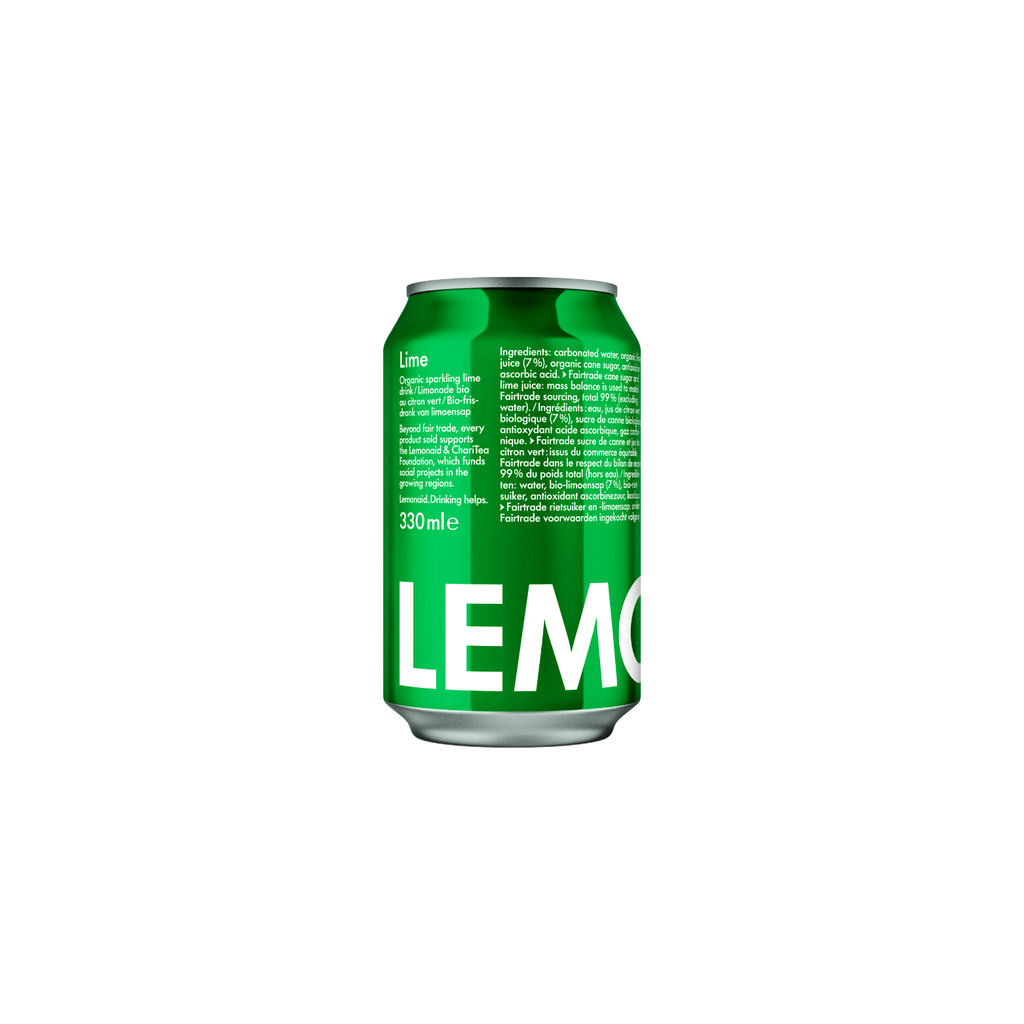 Lemonaid Citron vert Bio cans - 12 x 33cl