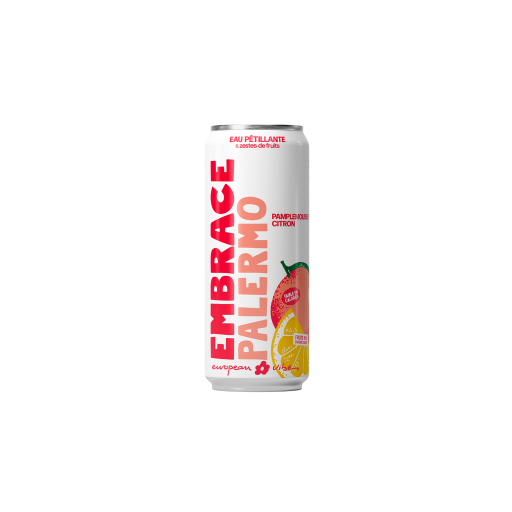 Embrace Palermo Citron Pamplemousse cans - 12 x 33cl