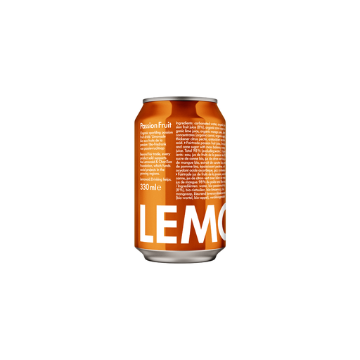 [424 933 65] Lemonaid Fruit de la passion Bio cans - 12 x 33cl
