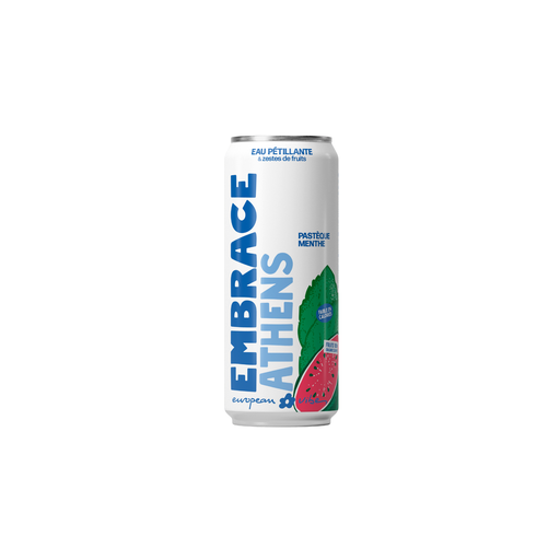 [3770035766062] Embrace Athens Pastèque Menthe cans - 12 x 33cl