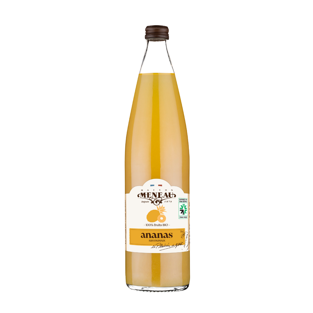 Meneau Jus ananas Bio verre