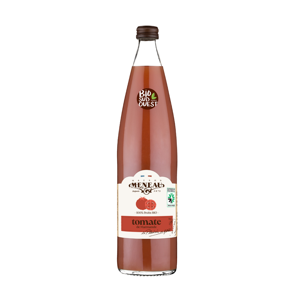 Meneau Jus de Tomate Bio verre