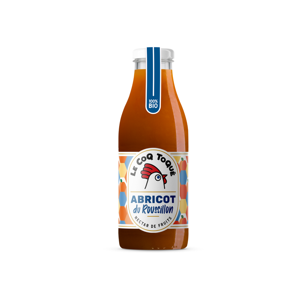 Le Coq Toqué ! Nectar d'abricot du Roussillon Bio verre