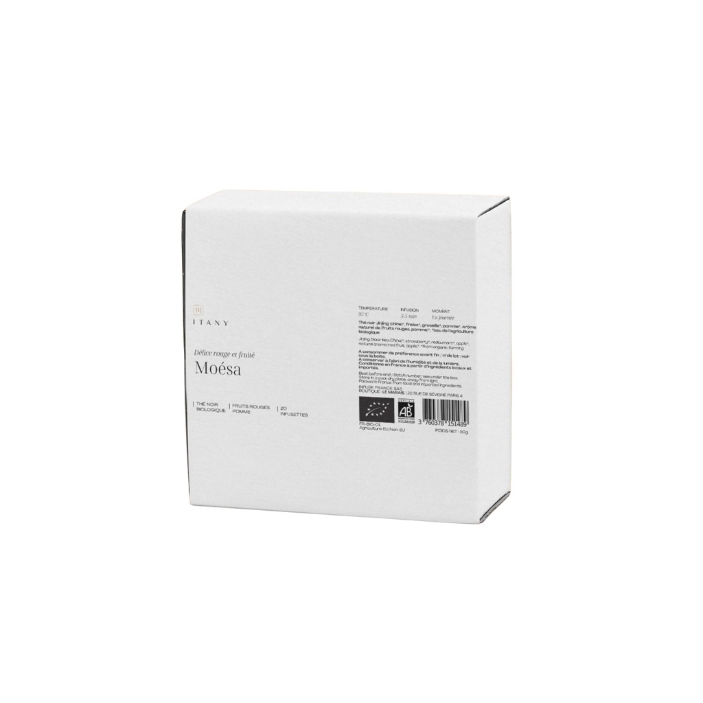 Maison Itany Thé noir Bio Moésa Pomme, Baies sauvages sachet