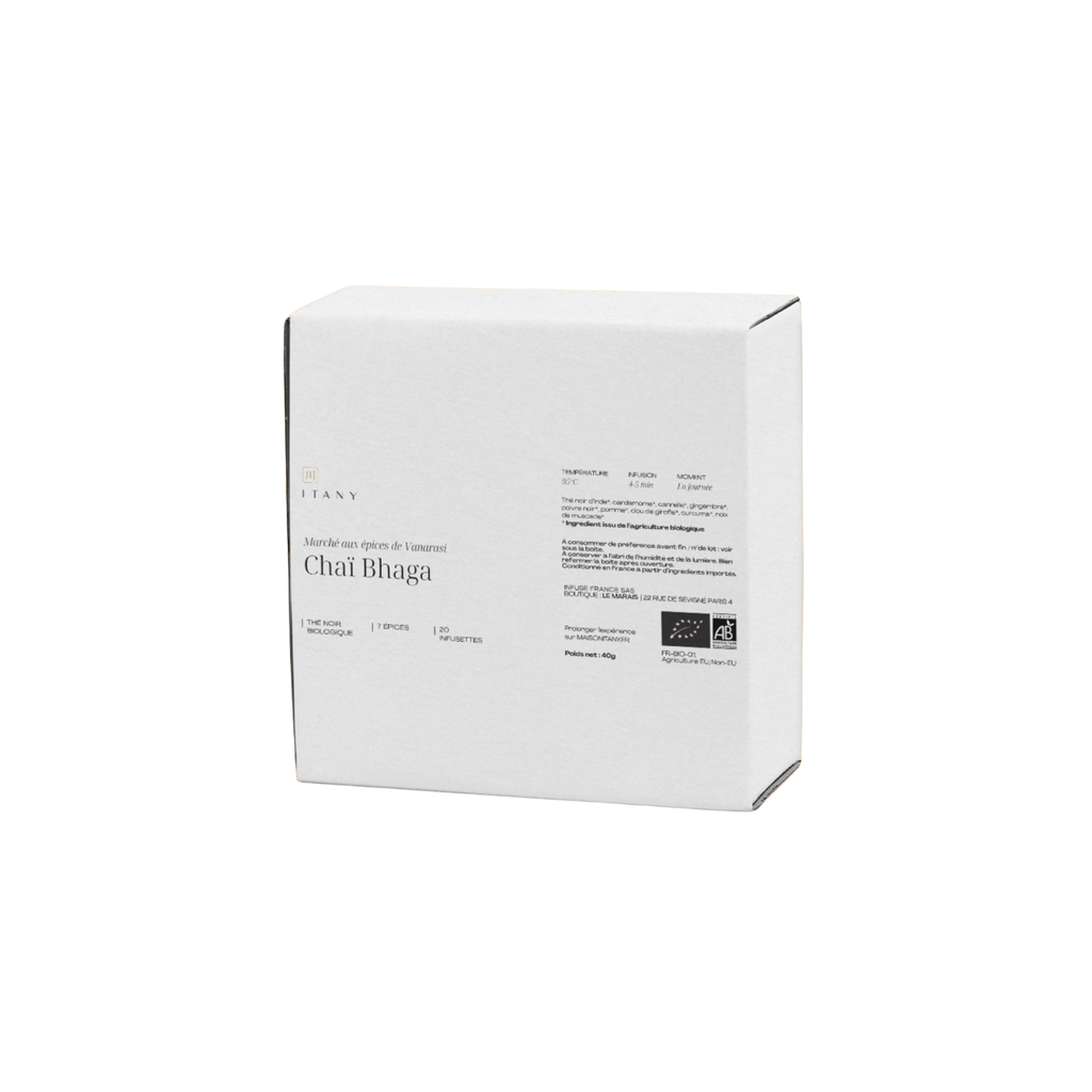Maison Itany Thé noir Chaï Bhaga sachet Bio - 100 x 2g