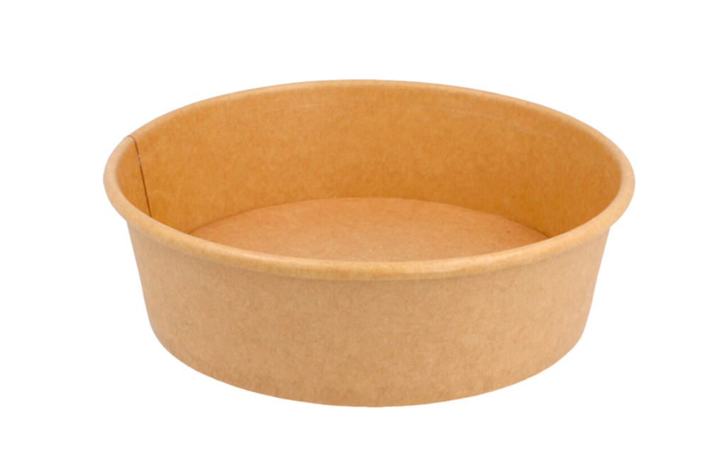 Pot salade kraft 950ml - Ø18,7 / 16,5 x 5,4cm (100 unités)