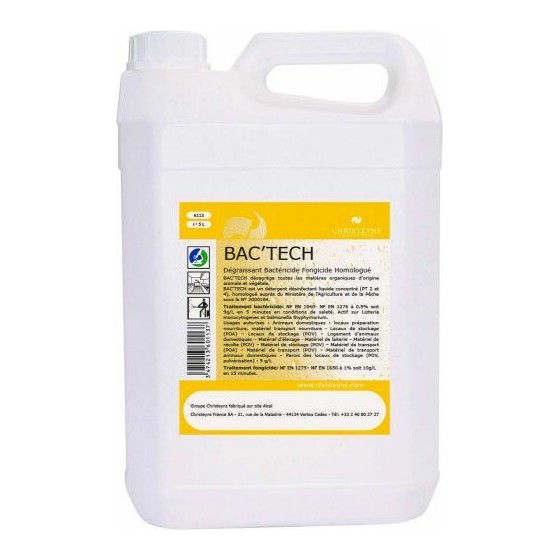 Bac'tech degrais/bact 5L - 360113