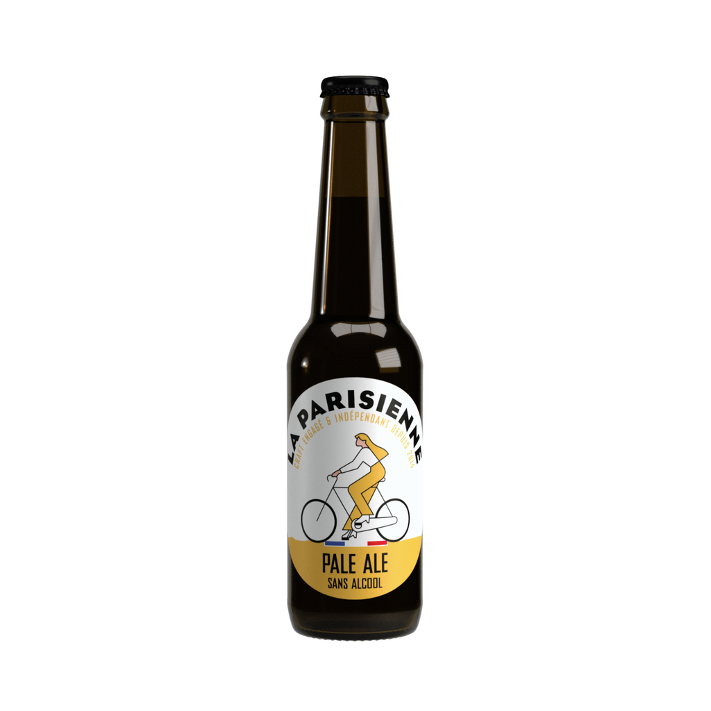 La Parisienne Pale Ale sans alcool Bio verre - 12 x 33cl