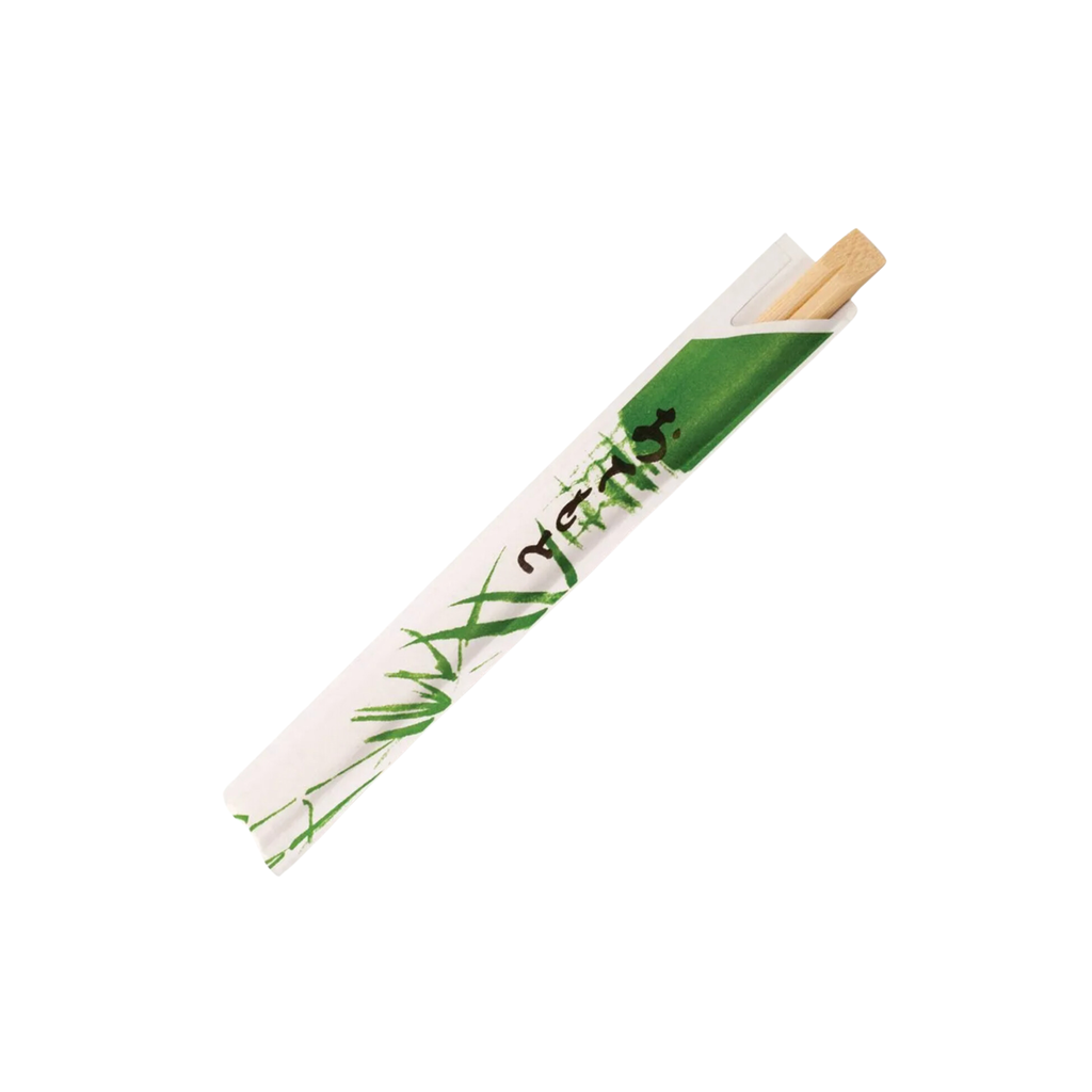 Baguettes chinoises en sachet naturel bambou 20cm (100 unités)