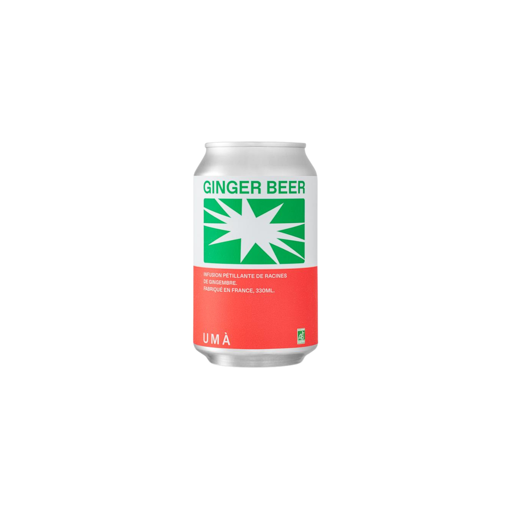 Umà Ginger beer Bio cans - 12 x 33cl