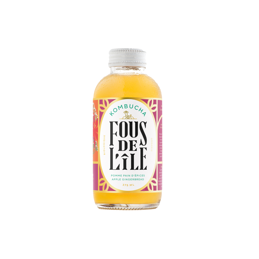 Fous de l'Île Pomme Pain d'Épices verre - 12 x 375ml