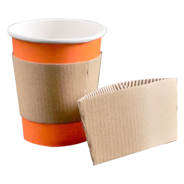 Bagues pour gobelets naturel carton 360ml 170 + 90 g/m² 12,5/10,5x5,8cm (1000 unités)