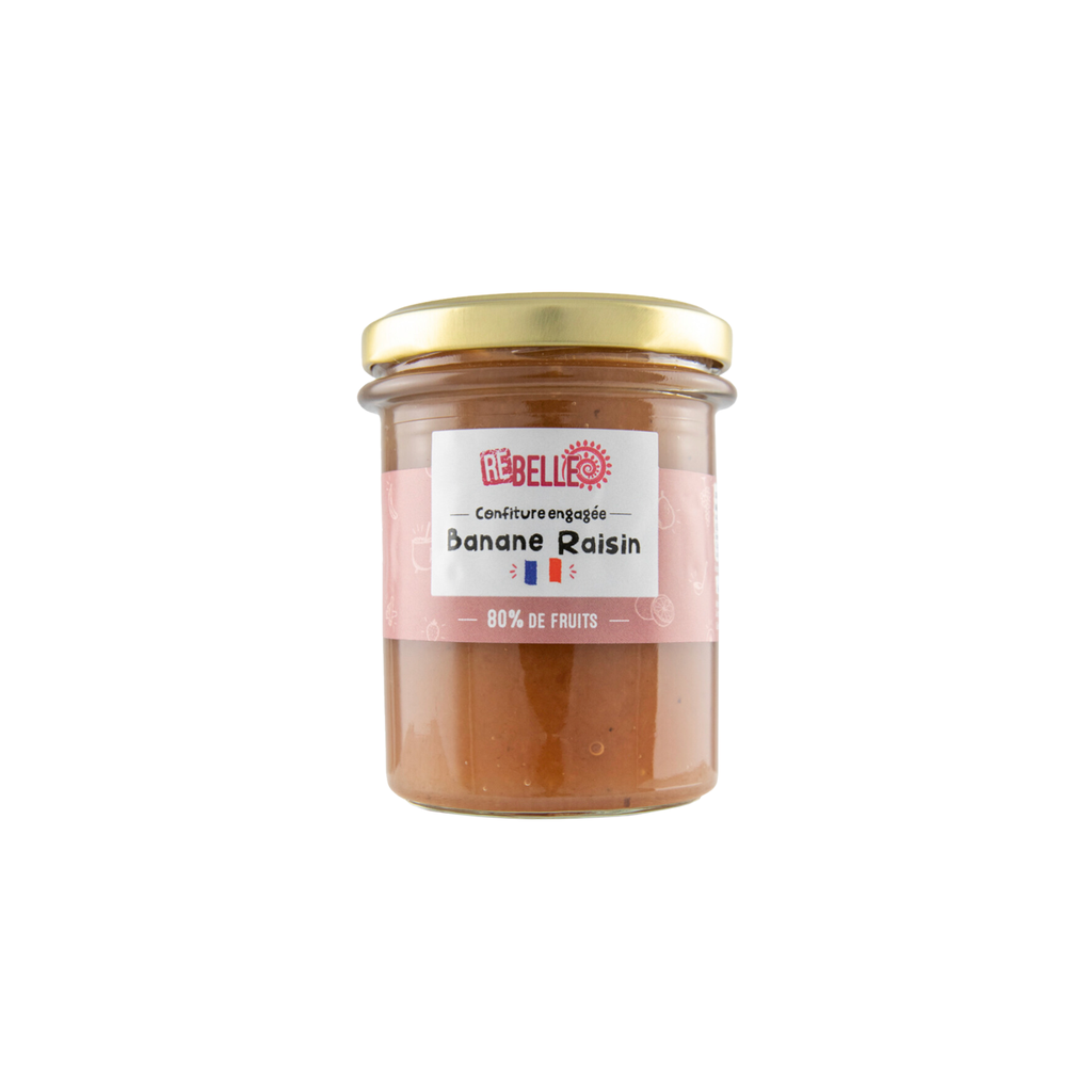 Re-Belle Confiture Banane Raisin - 5 x 485g