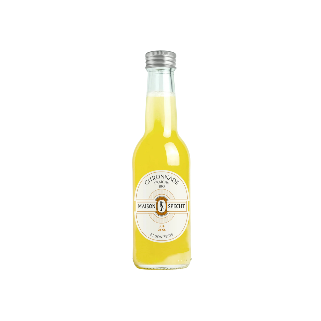 Maison SPECHT Citronnade fraîche et son zeste Bio verre - 12 x 25cl