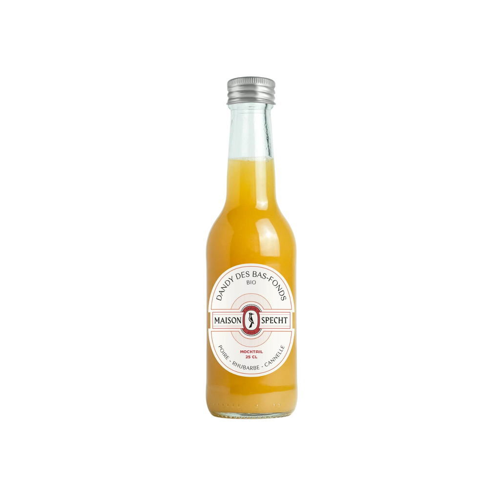 Maison SPECHT Mocktail Dandy des bas-fonds Poire Rhubarbe Cannelle Bio verre - 12 x 25cl