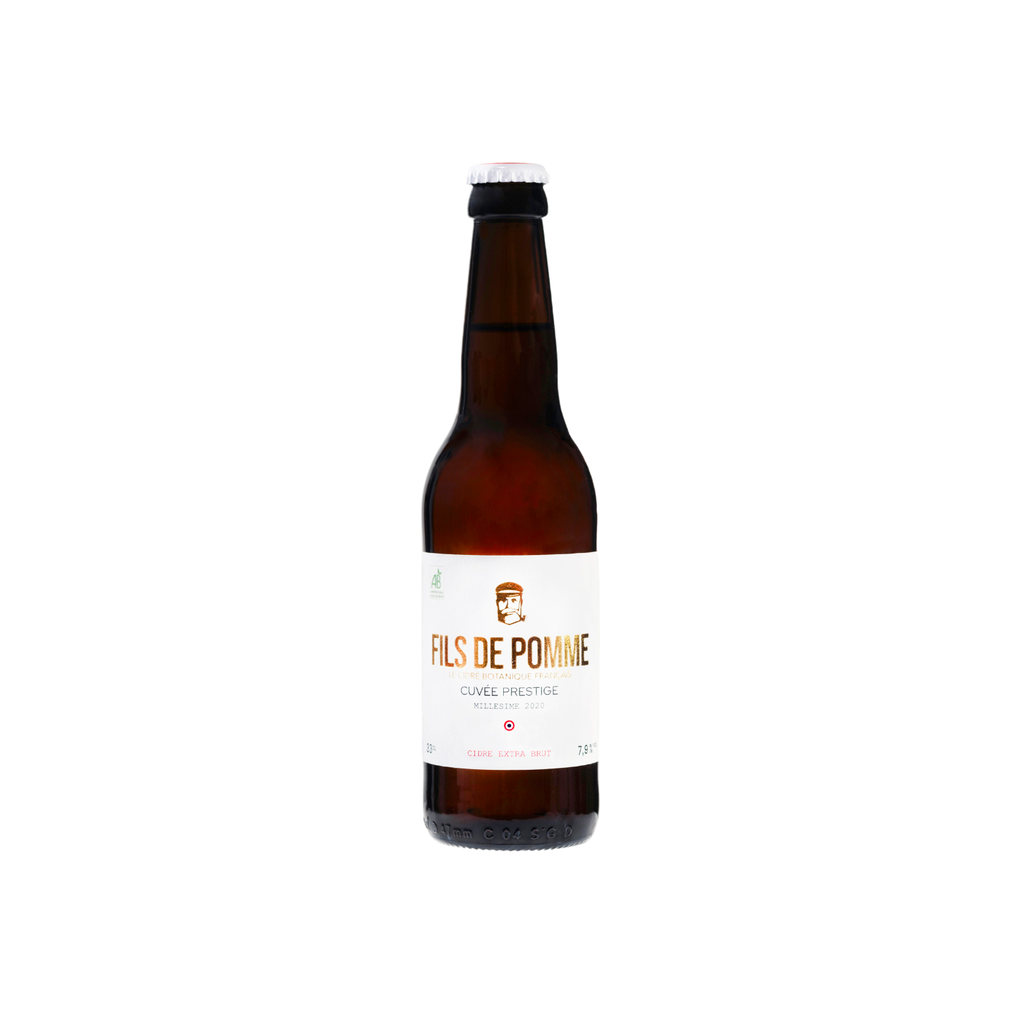 Fils de Pomme La Cuvée Prestige - Cidré millésime 2022 verre Bio