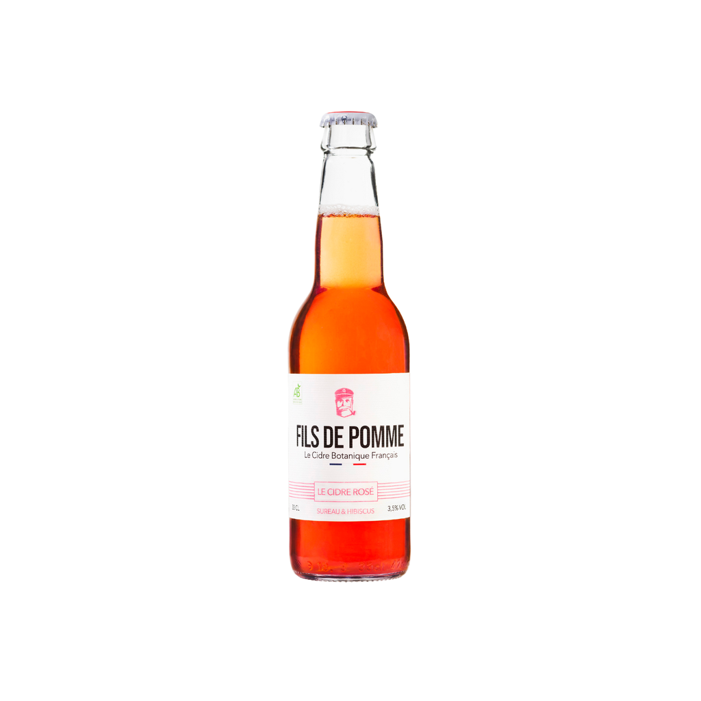 Fils de Pomme Rosé Bio - La Coquette verre 