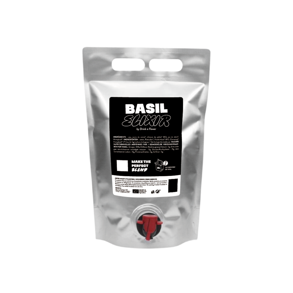 Drink a Flower (Ready to mix) Basilic & Citron vert - 1 x 3L