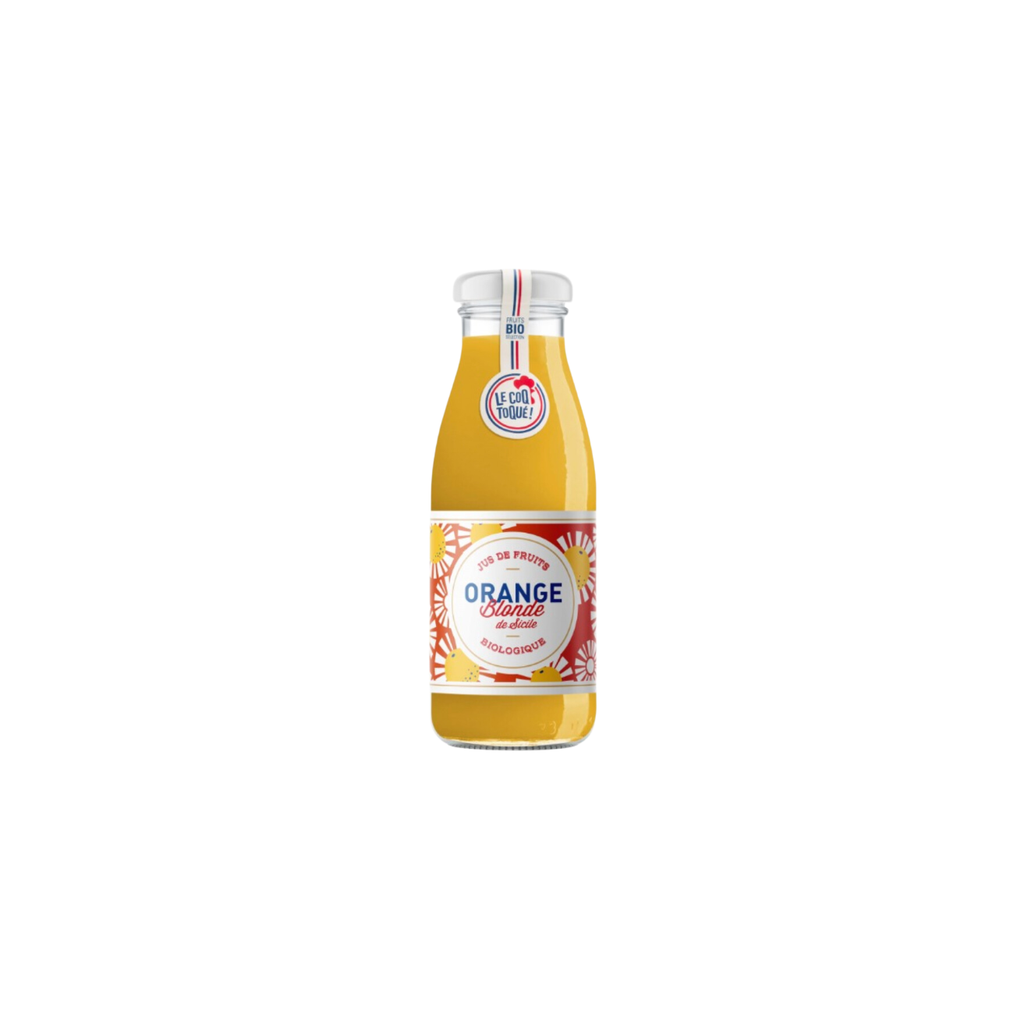 Le Coq Toqué ! Pur jus d'orange blonde de Sicile Bio verre - 12 x 25cl