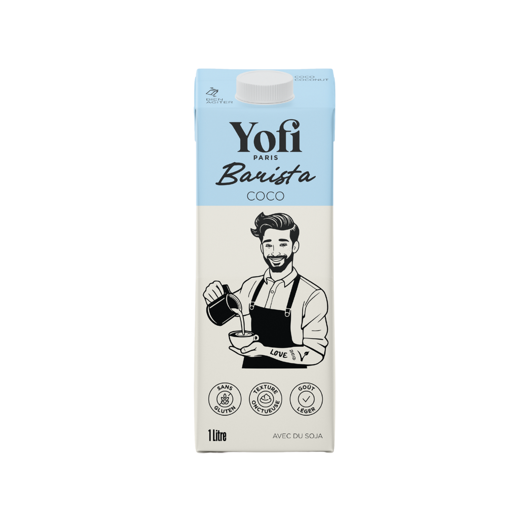 Yofi Barista Coco & Soja sans gluten - 6 x 1L