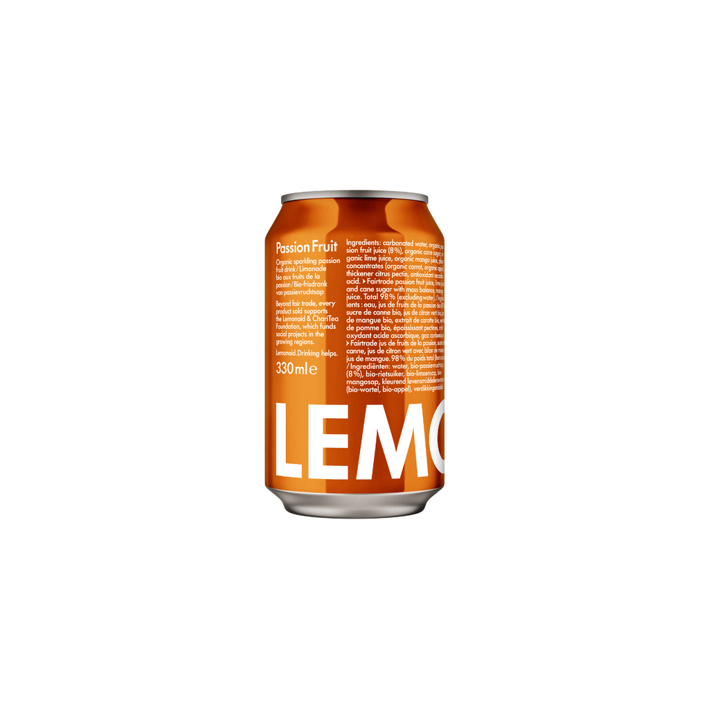 Lemonaid Fruit de la passion cans - 12 x 33cl