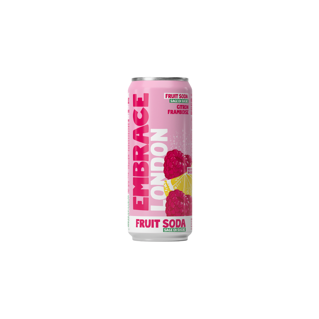 Embrace London Citron Framboise cans - 12 x 33cl
