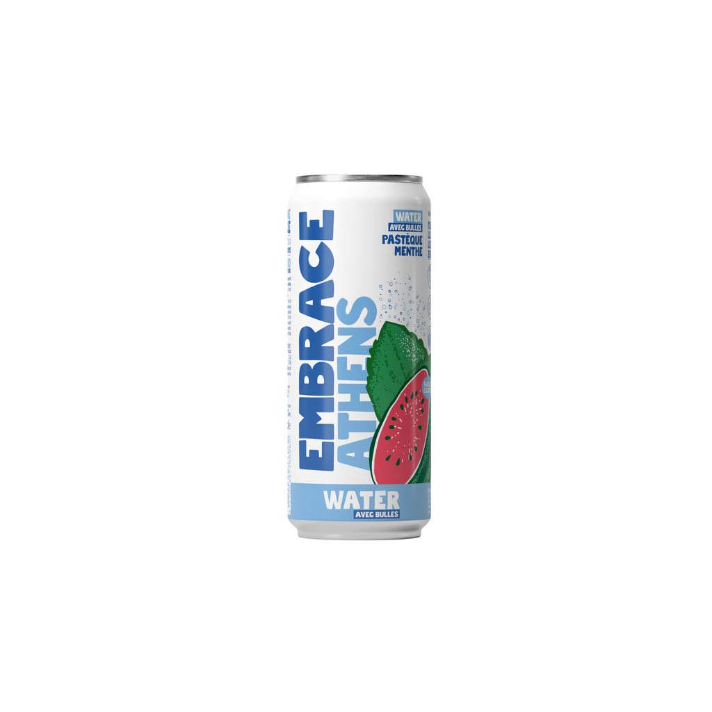 Embrace Athens Pastèque Menthe cans - 12 x 33cl