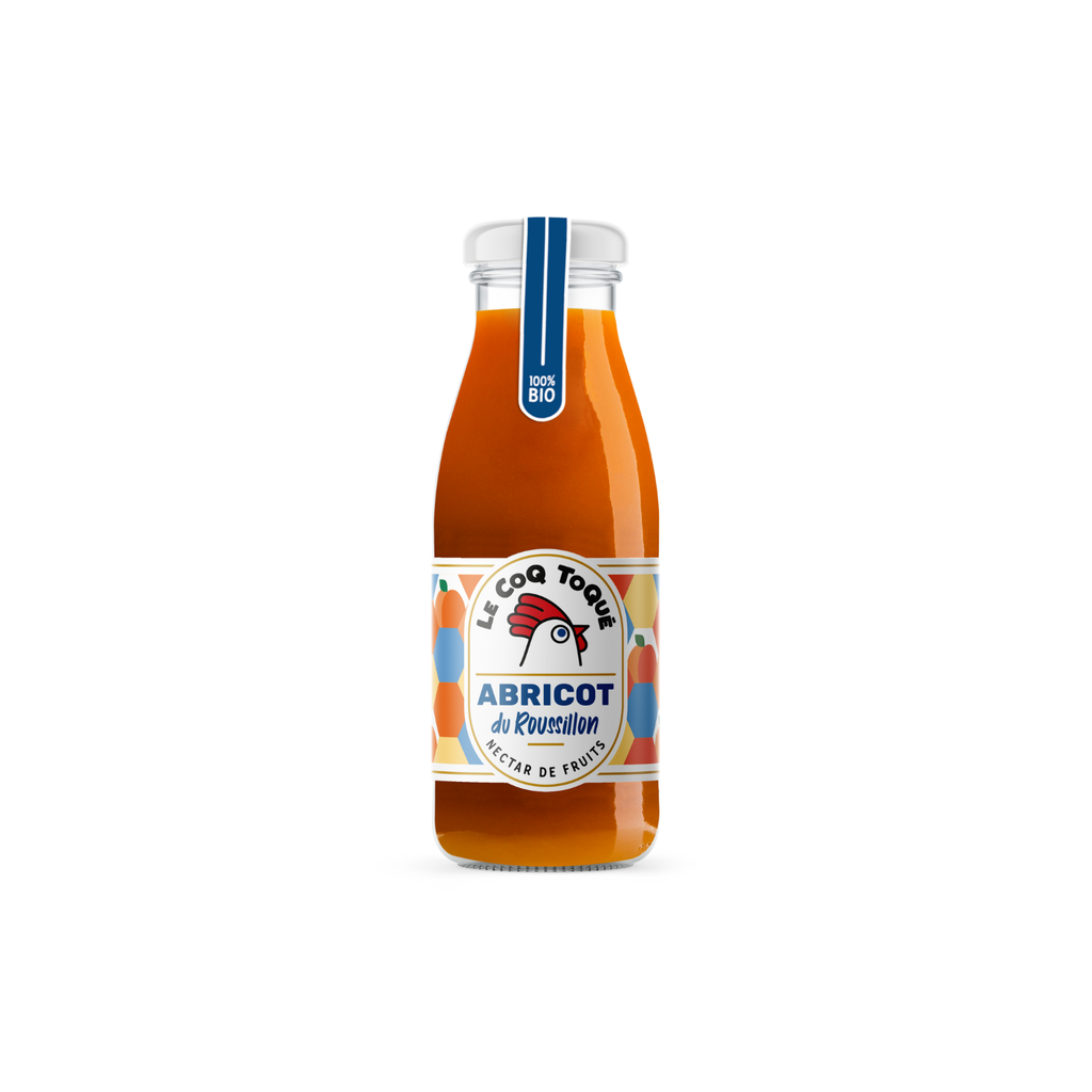 Le Coq Toqué ! Nectar d'abricot du Roussillon Bio verre - 6 x 75cl