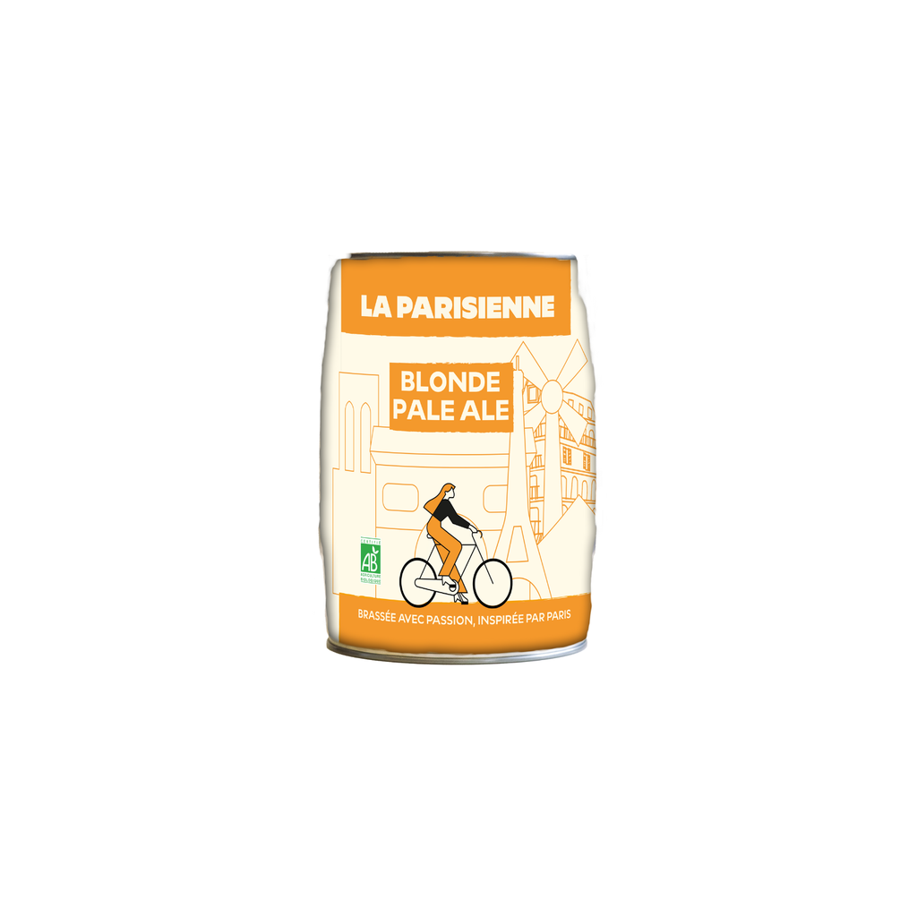 La Parisienne MiniFût Blonde Bio - 1 x 5L