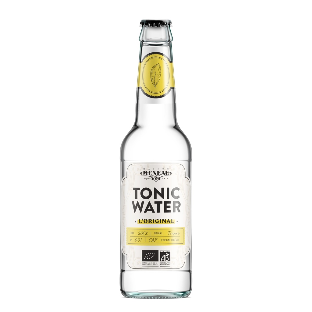 Meneau Bartenders Tonic Water Bio verre - 12 x 20cl