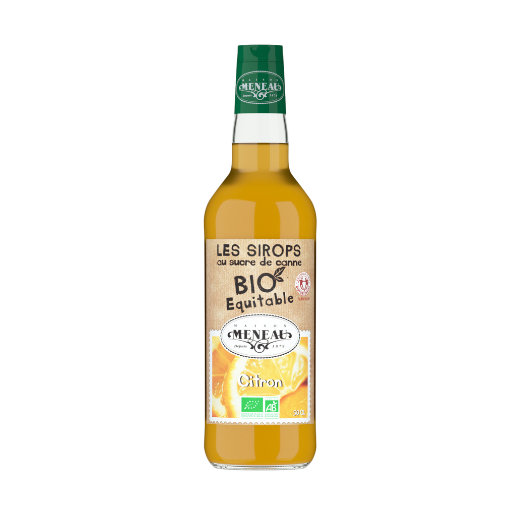Meneau Sirop Citron Bio Verre - 1 x 1L