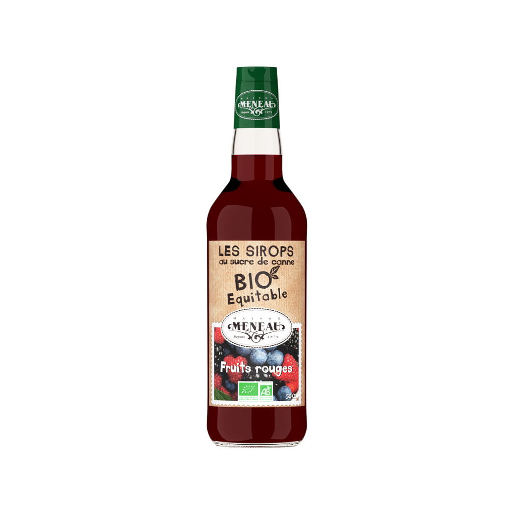 Meneau Sirop Fruits Rouges Bio Verre - 1 x 50cl