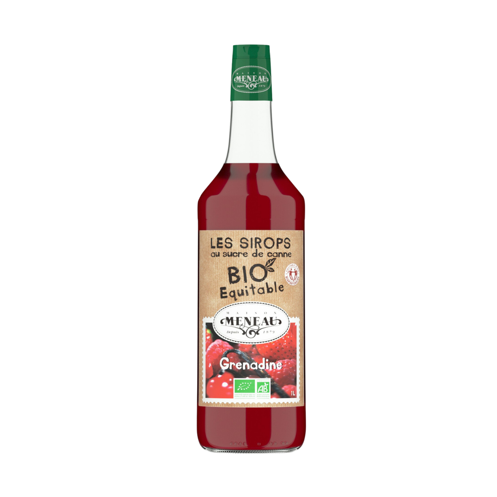 Meneau Sirop Grenadine Bio Verre - 1 x 1L