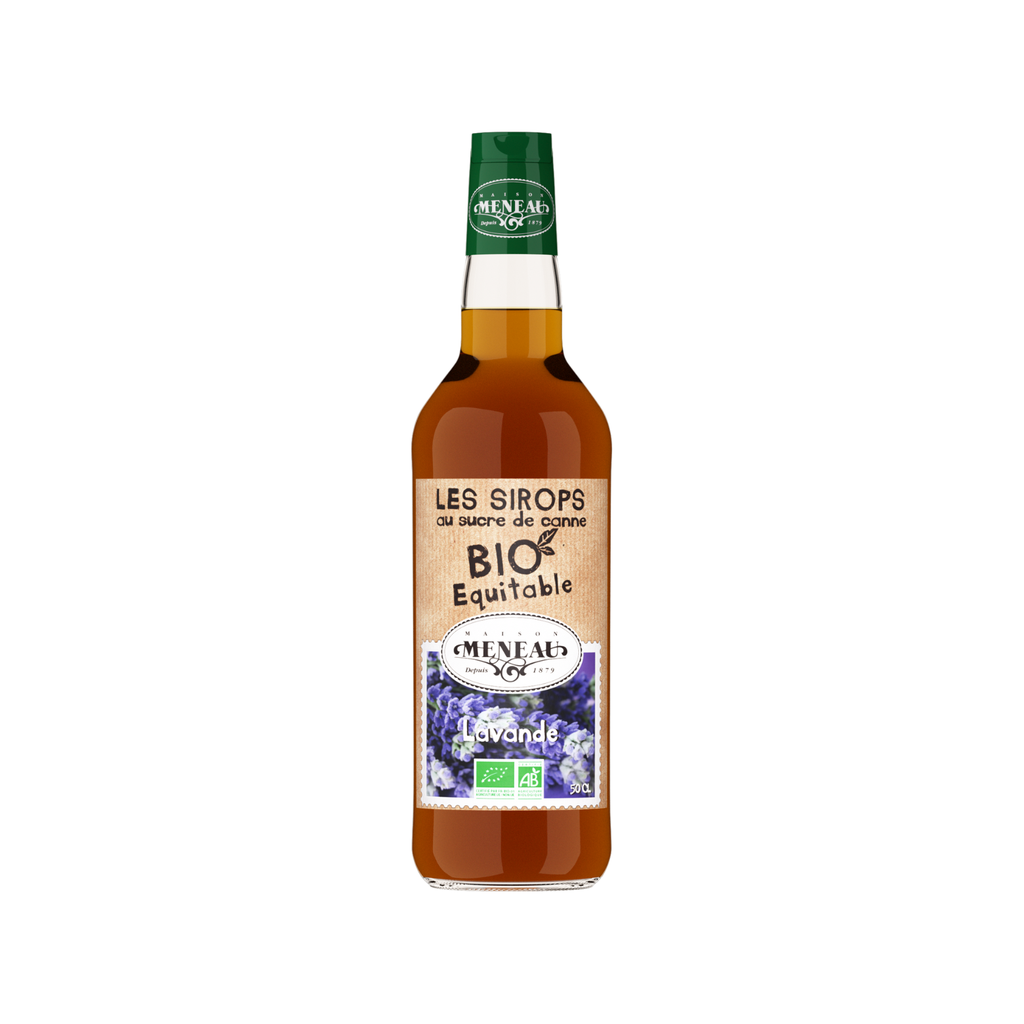 Meneau Sirop Lavande Bio Verre - 1 x 50cl