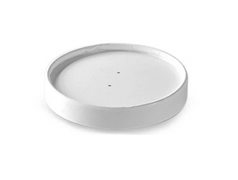 Couvercle pot à soupe/glace blanc et kraft brun 240ml/360ml (500 unités)