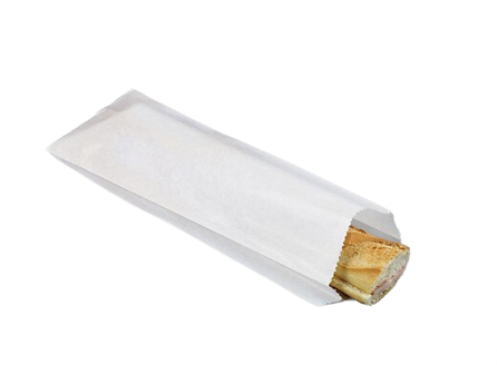 Sac sandwich kraft blanc - 35g SI - 100+50x340mm (2000 unités)