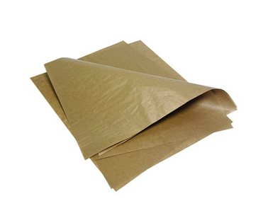 Papier burger paraffine mousseline brun - 33x40cm (10 unités)