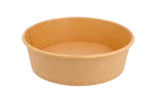 Pot salade kraft 950ml - Ø18,7 / 16,5 x 5,4cm (100 unités)