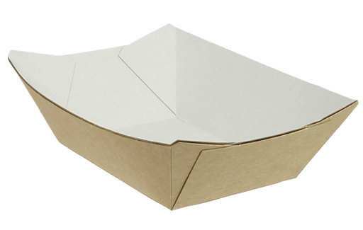 Barquette évase - barquette bateau multi usage - 13.5x8.5x5.5cm (1000 unités)