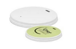 Couvercles de gobelet cartons et bruns 8 oz (500 unités)