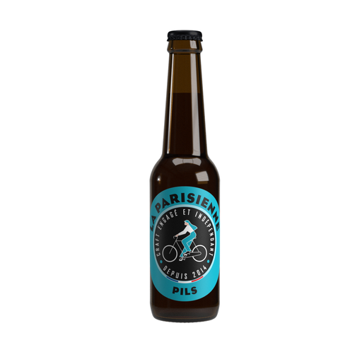 [3760039240088] La Parisienne Pils Bio verre - 24 x 33cl