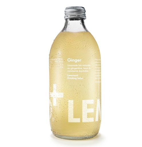 [423 459 23] Lemonaid Gingembre Bio verre - 12 x 33cl 