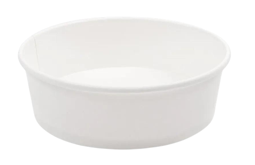 Pot salade blanc 950ml - Ø18,7 / 16,5 x 5,4cm (100 unités)