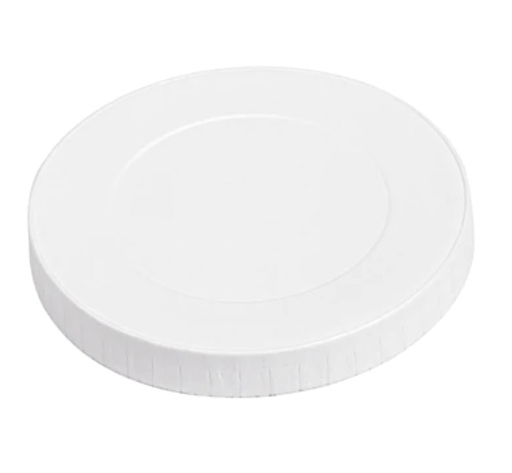 Couvercles pour gobelets blanc carton - 280 g/m² + PE Ø8cm (1000 unités)