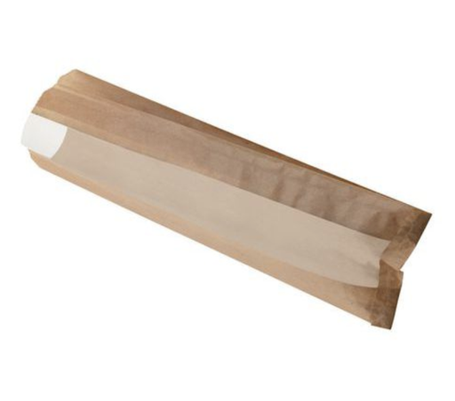 [8420499231167] Sachets pour sandwichs avec fenêtre eco "corner window" kraft 40 g/m2 9+5,5x30cm (250 unités)