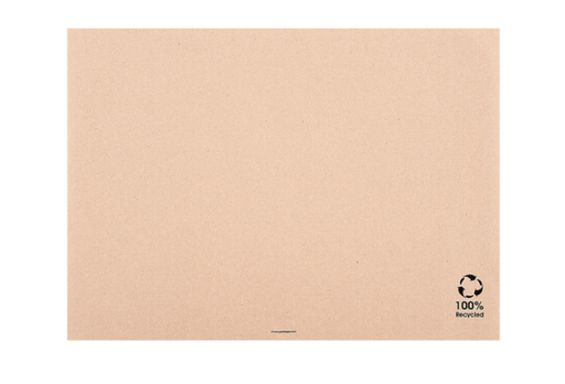 Sets de table naturel papier recyclé pour plateaux "self-service" 48 g/m² 25x31cm (2000 unités)