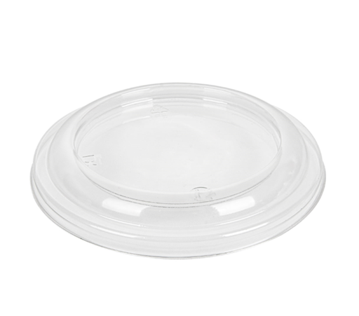 [8420499260518] Couvercles bas pour pots transparents rPET - Ø10,2x1,3cm (45 unités)