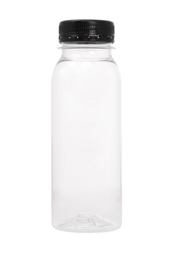 [8420499225487] Mini bouteilles transparentes rPET 250 ml - 5,2x5,2x14,5cm (231 unités)
