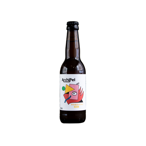 [3770017807004] Archipel Kombucha Brut verre - 12 x 33cl